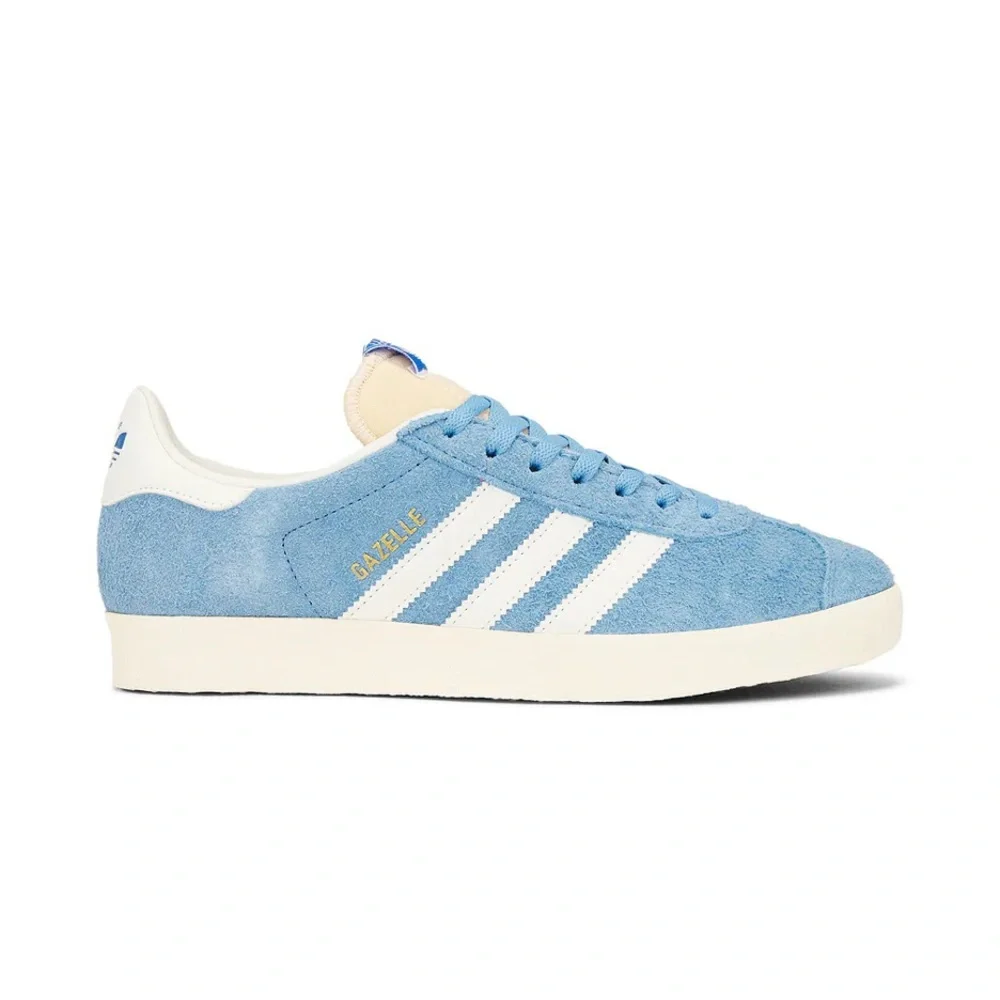 Adidas Gazelle Light Blue Suede Shoes Mens 6.5/ Women 8